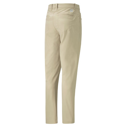 Puma Men's Dealer 5 Pocket Golf Pants - Alabaster