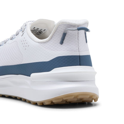 Puma Men's Ignite Elevate X Spikeless Golf Shoes - Puma White/Dark Indigo