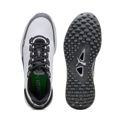Puma Men's Ignite Elevate X Spikeless Golf Shoes - Puma White/Slate Sky/Puma Black