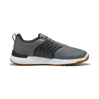 Puma Men's Ignite Elevate 2 Wide Spikeless Golf Shoes - Slate Sky/Puma Black/Green Glare