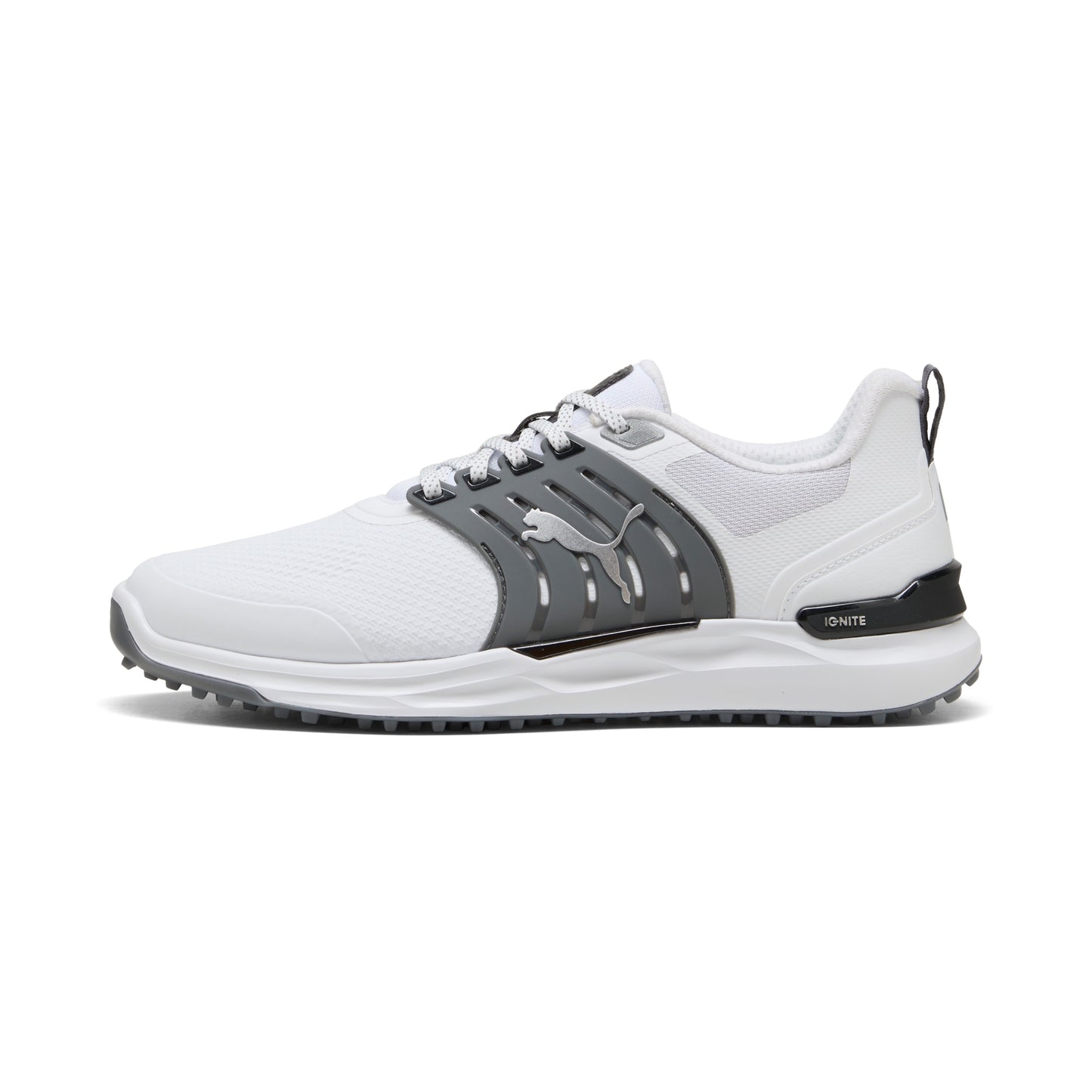 Puma Men's Ignite Elevate 2 Spikeless Golf Shoes - Puma White/Slate Sky/Puma Black