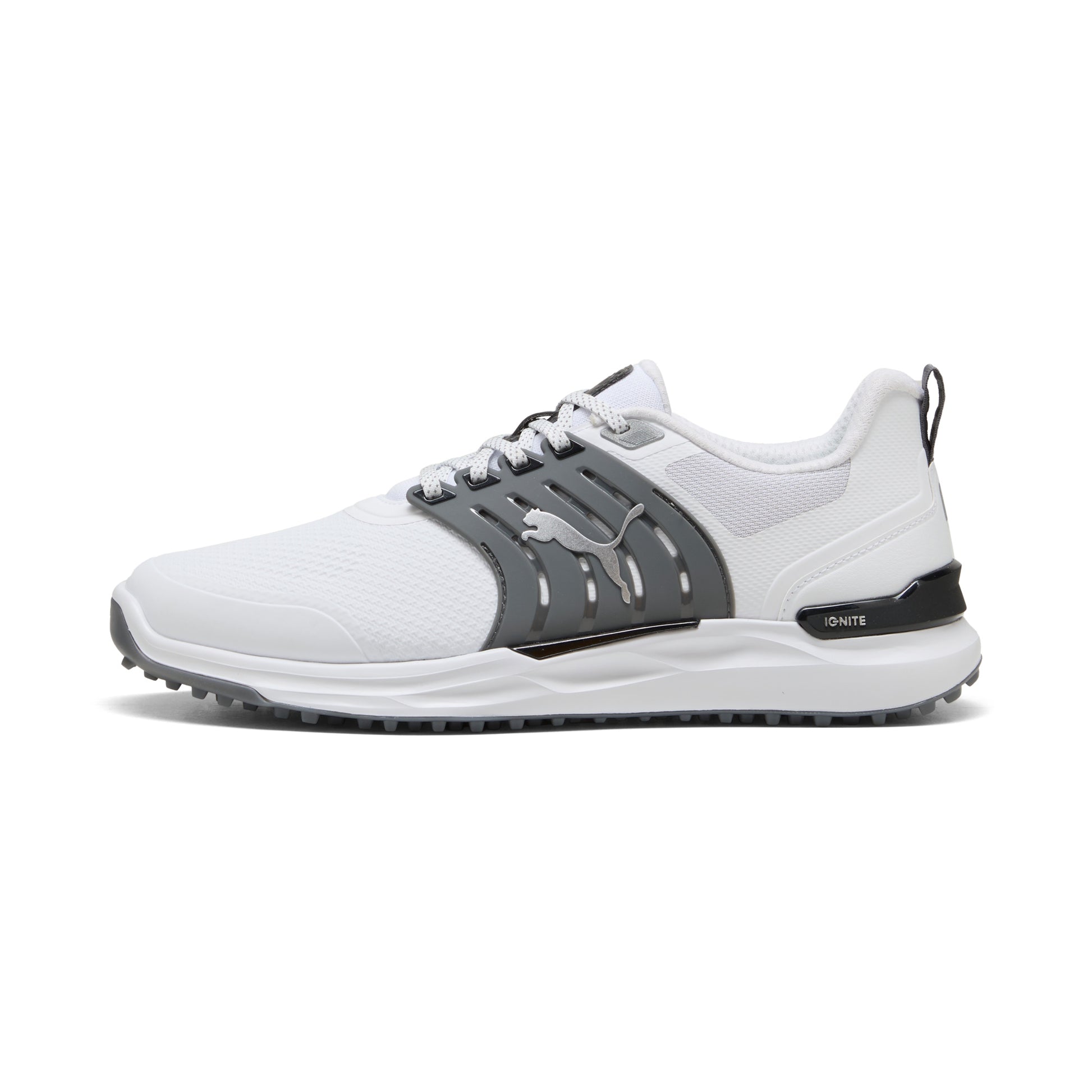 Puma Men's Ignite Elevate 2 Spikeless Golf Shoes - Puma White/Slate Sky/Puma Black