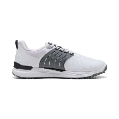 Puma Men's Ignite Elevate 2 Wide Spikeless Golf Shoes - Puma White/Slate Sky/Puma Black