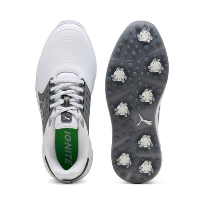 Puma Men's Ignite Elevate 2 Tour Golf Shoes - Puma White/Slate Sky/Puma Black