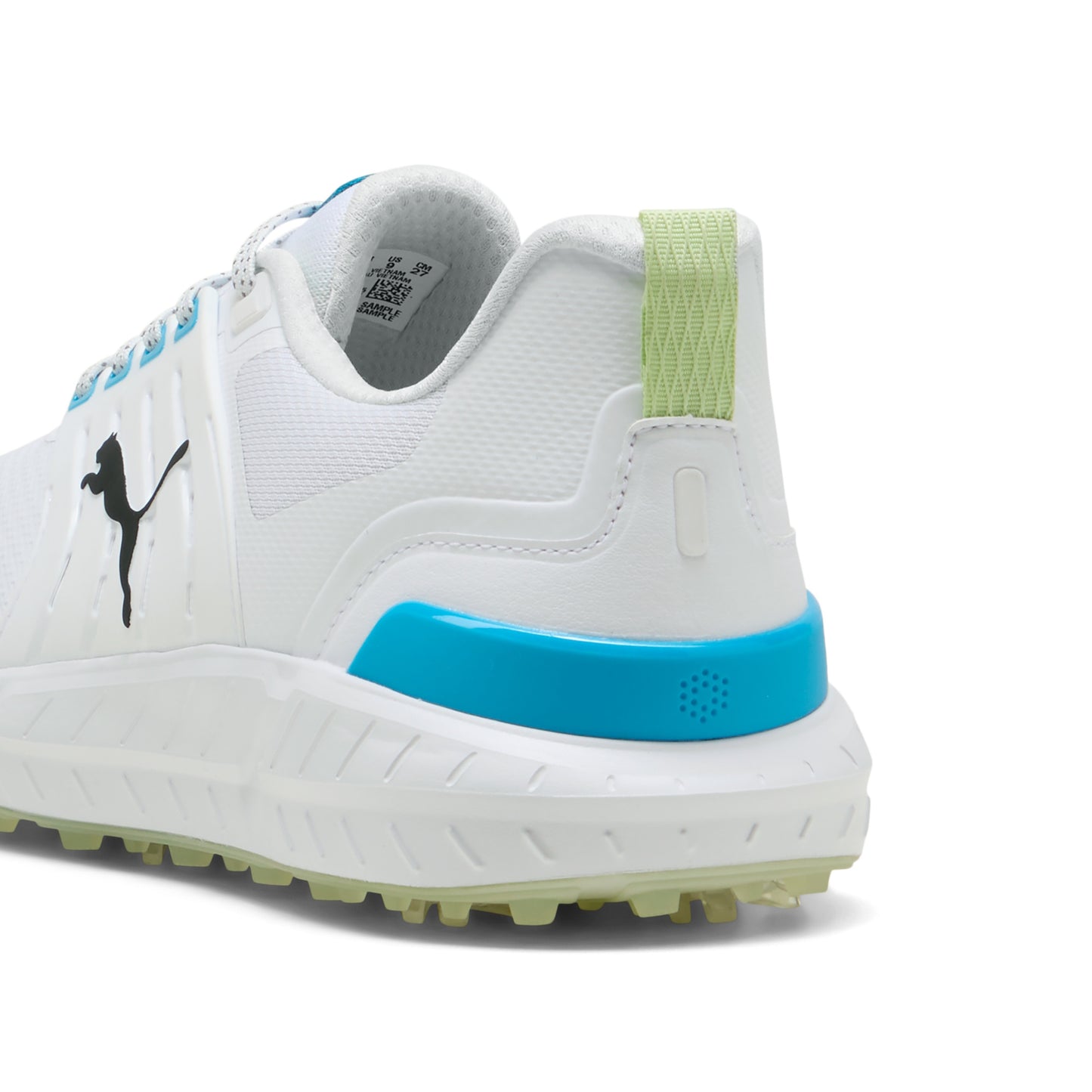 Puma Men's Ignite Elevate 2 Tour Golf Shoes - Puma White/Apple Spritz/Speed Blue