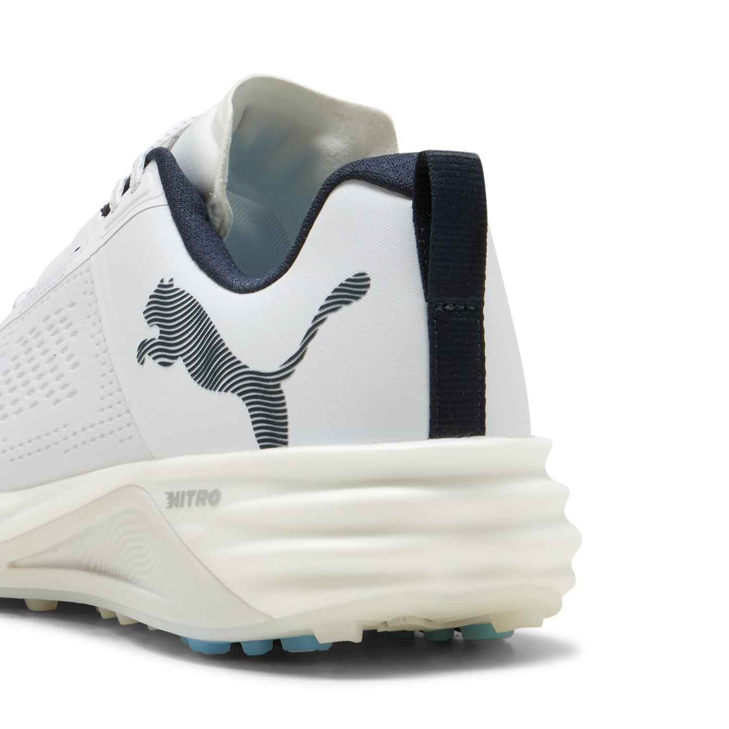 Puma Men's Shadowcat Nitro 2.0 Spikeless Golf Shoe - Puma White/Deep Navy