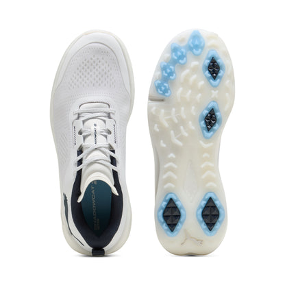 Puma Men's Shadowcat Nitro 2.0 Spikeless Golf Shoe - Puma White/Deep Navy