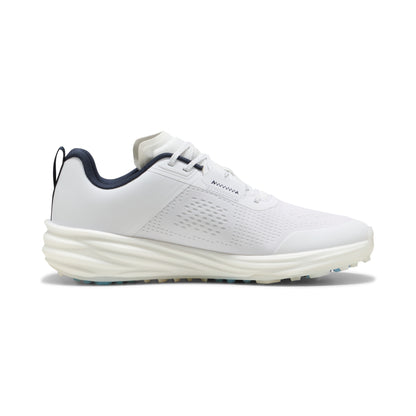 Puma Men's Shadowcat Nitro 2.0 Spikeless Golf Shoe - Puma White/Deep Navy