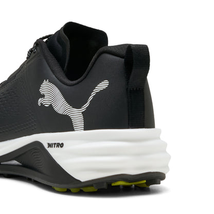 Puma Men's Shadowcat Nitro 2.0 Spikeless Golf Shoe - Puma Black/Puma White