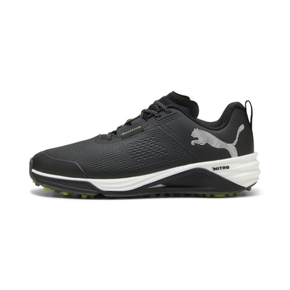 Puma Men's Shadowcat Nitro 2.0 Spikeless Golf Shoe - Puma Black/Puma White