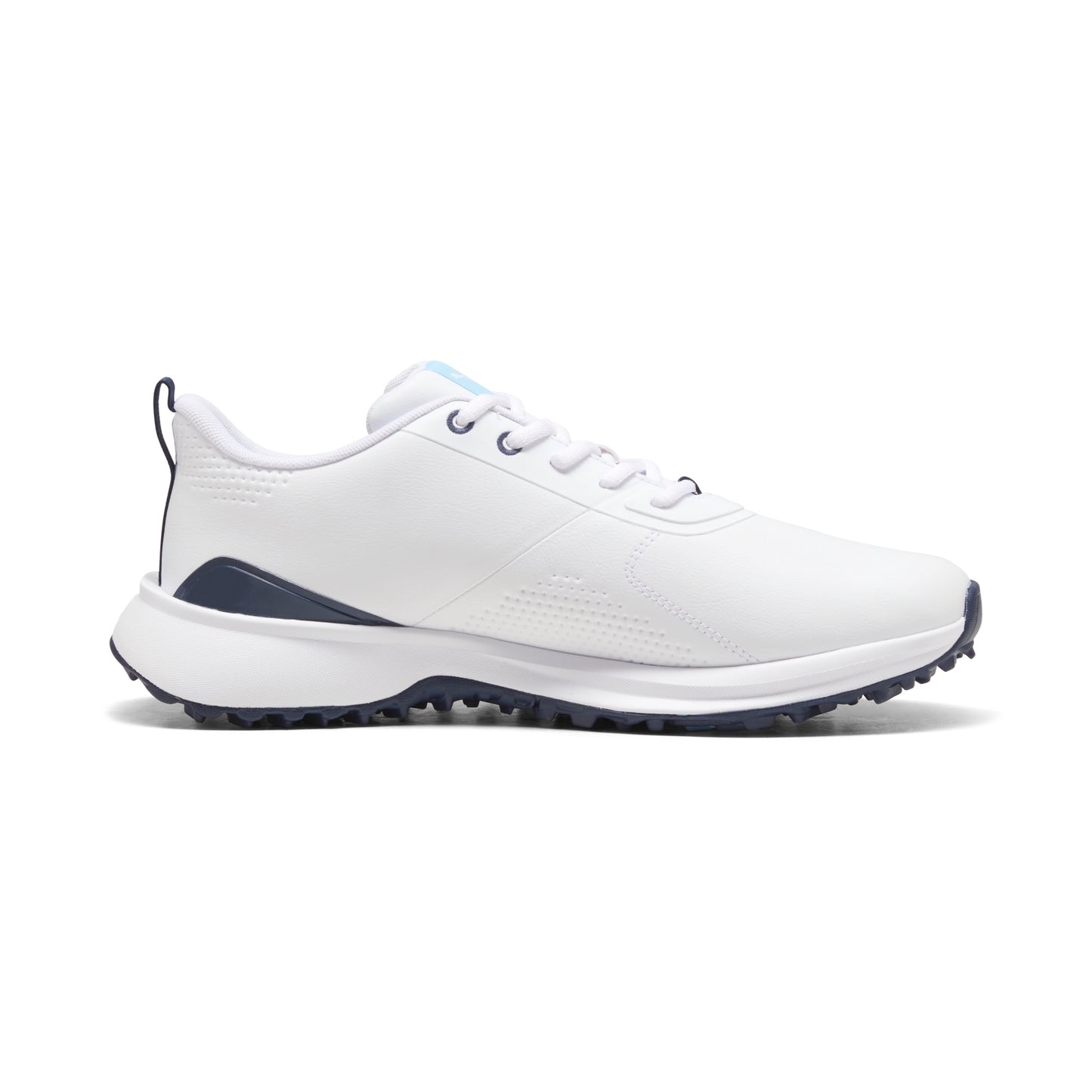 Puma Men's FUSION Grip 6 EVO Spikeless Golf Shoe - Puma White/Puma Silver