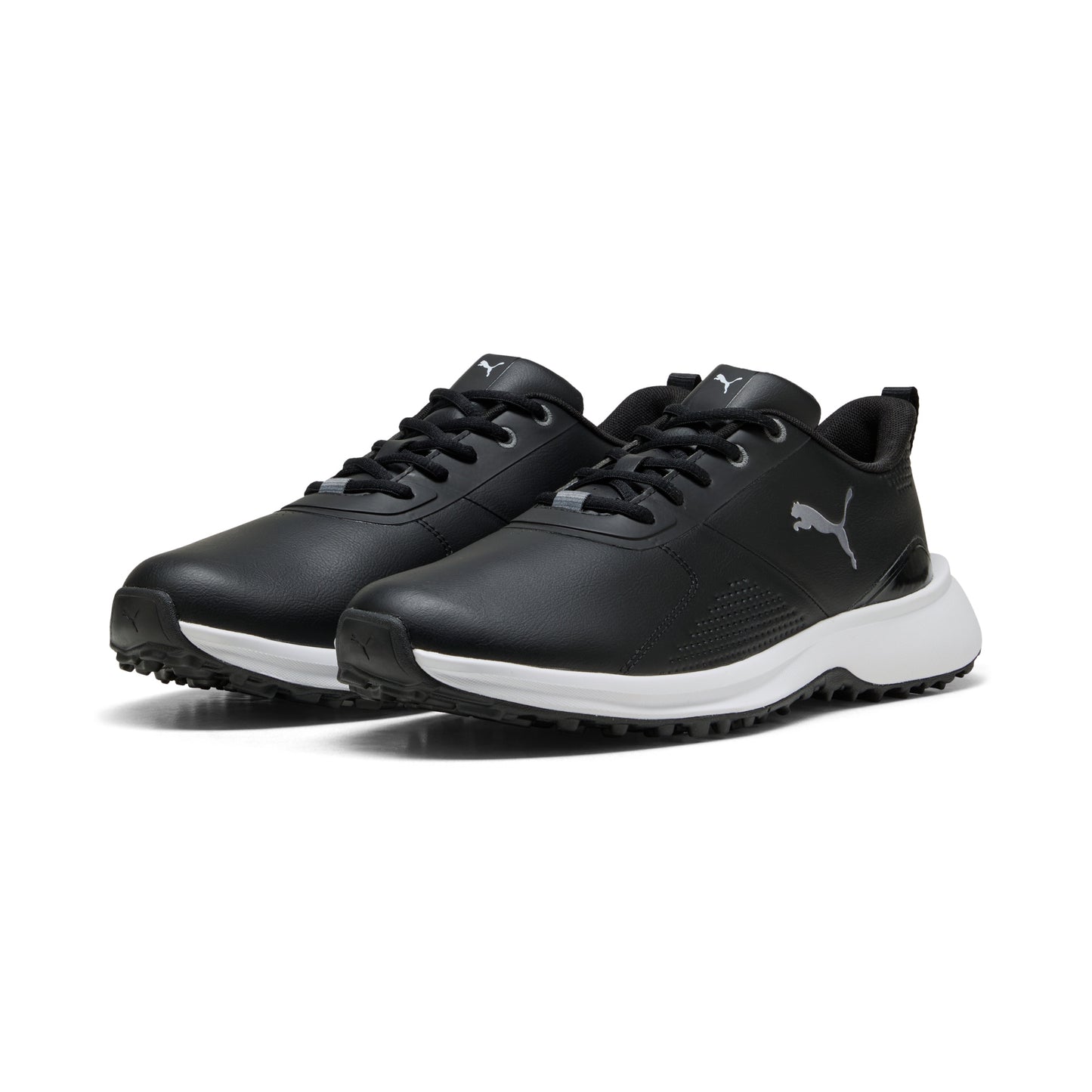 Puma Men's FUSION Grip 6 EVO Spikeless Golf Shoe - Puma Black/Puma Silver