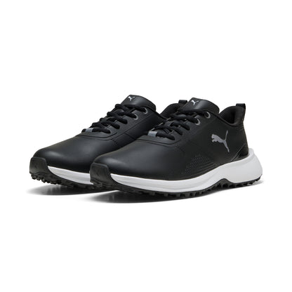 Puma Men's FUSION Grip 6 EVO Spikeless Golf Shoe - Puma Black/Puma Silver