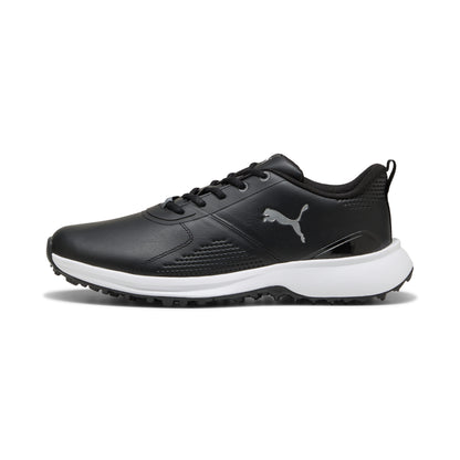 Puma Men's FUSION Grip 6 EVO Spikeless Golf Shoe - Puma Black/Puma Silver