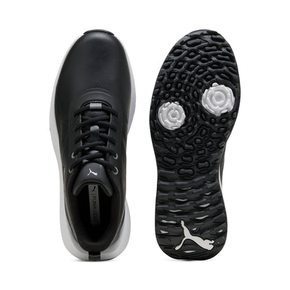 Puma Men's FUSION Grip 6 EVO Spikeless Golf Shoe - Puma Black/Puma Silver