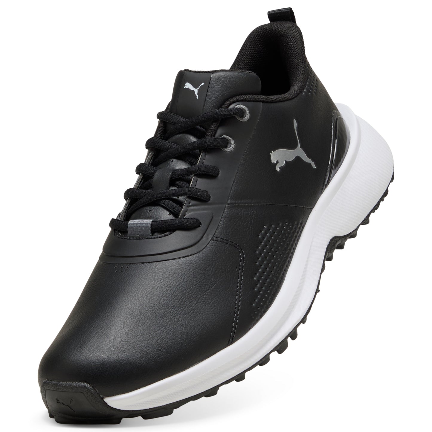 Puma Men's FUSION Grip 6 EVO Spikeless Golf Shoe - Puma Black/Puma Silver