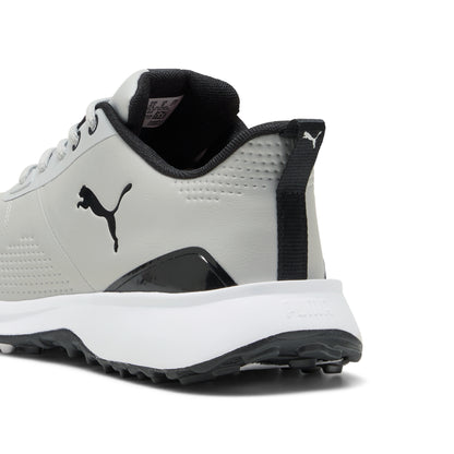 Puma Men's FUSION Grip 6 EVO Spikeless Golf Shoe - Ash Gray/Puma Black