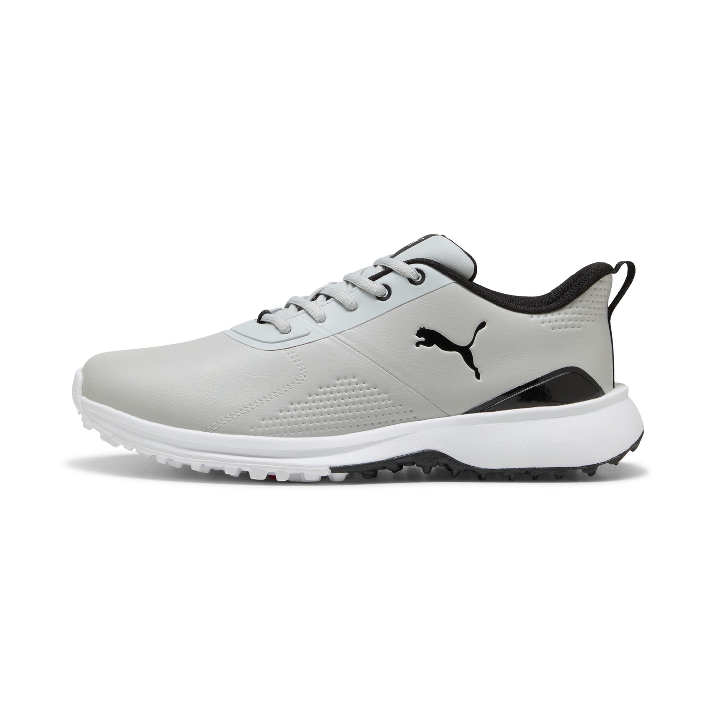 Puma Men's FUSION Grip 6 EVO Spikeless Golf Shoe - Ash Gray/Puma Black