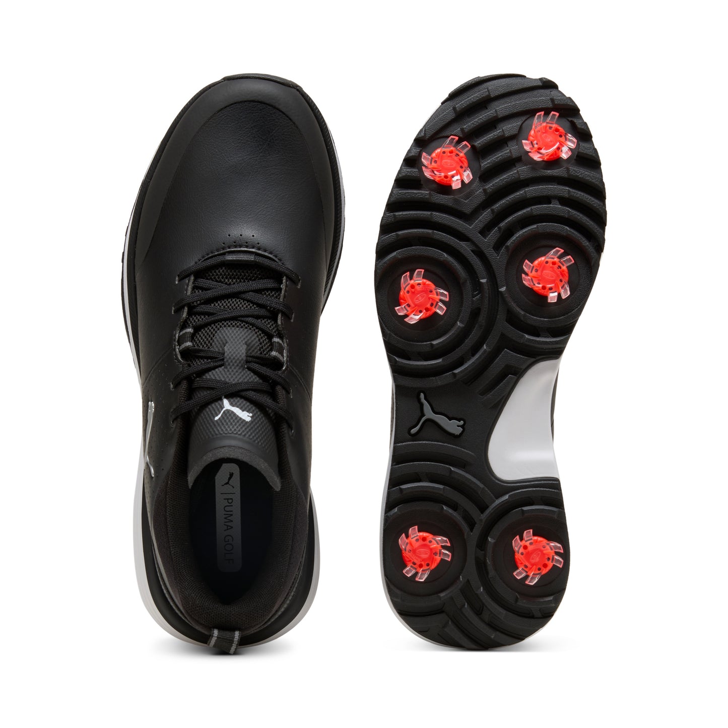 Puma Men's FUSION Grip ST Golf Shoe - Puma Black/Puma Silver