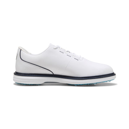 Puma Men's AVANT Tour Golf Shoe - Puma White/Brown Mushroom