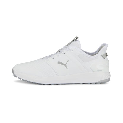 Puma Men's Ignite Elevate Spikeless Golf Shoes - White/Silver