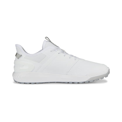 Puma Men's Ignite Elevate Spikeless Golf Shoes - White/Silver