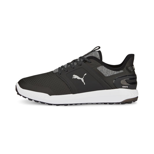 Puma Men's Ignite Elevate Spikeless Golf Shoes - Black/Silver