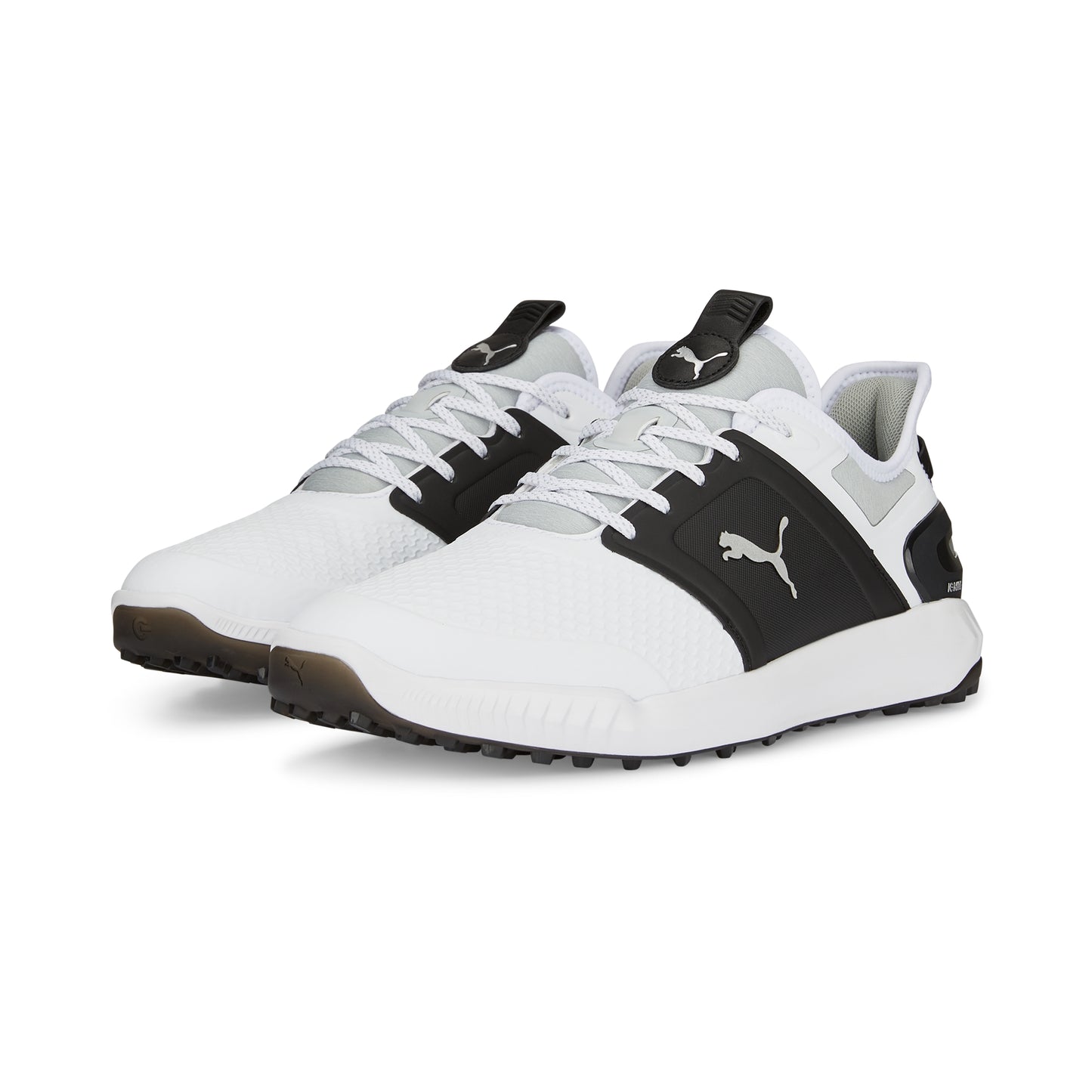 Puma Men's Ignite Elevate Wide Spikeless Golf Shoes - White/Black
