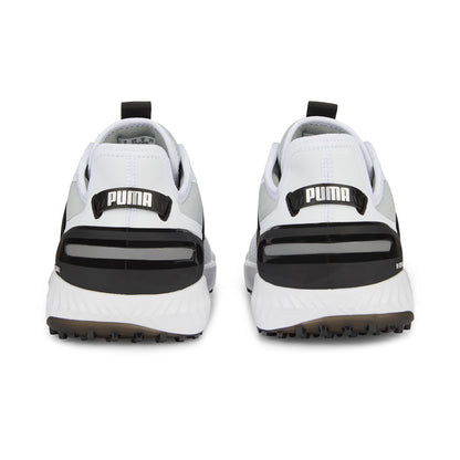 Puma Men's Ignite Elevate Spikeless Golf Shoes - White/Black