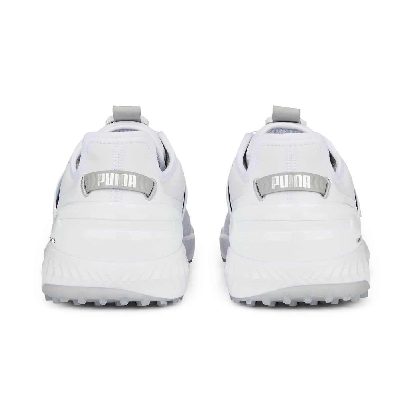 Puma Men's Ignite Elevate Disc Spikeless Golf Shoes - White/Silver