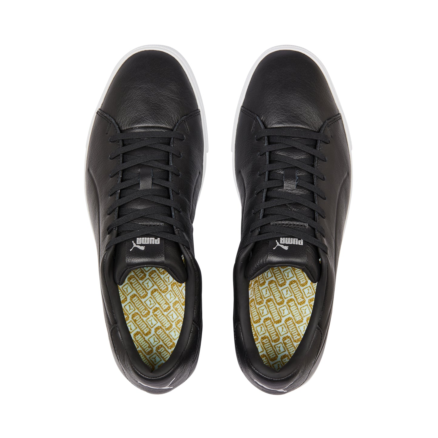 Puma Men's Fusion Classic Spikeless Golf Shoes - Black