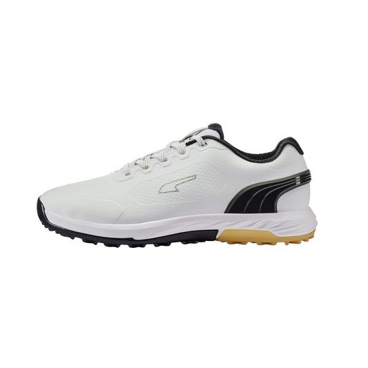 Puma Men's Alphacat Nitro Spikeless Golf Shoes - White/Black/Gum