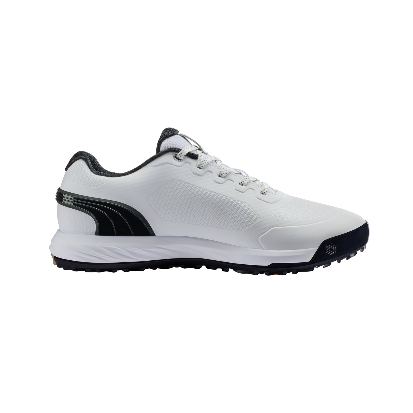 Puma Men's Alphacat Nitro Spikeless Golf Shoes - White/Black/Gum