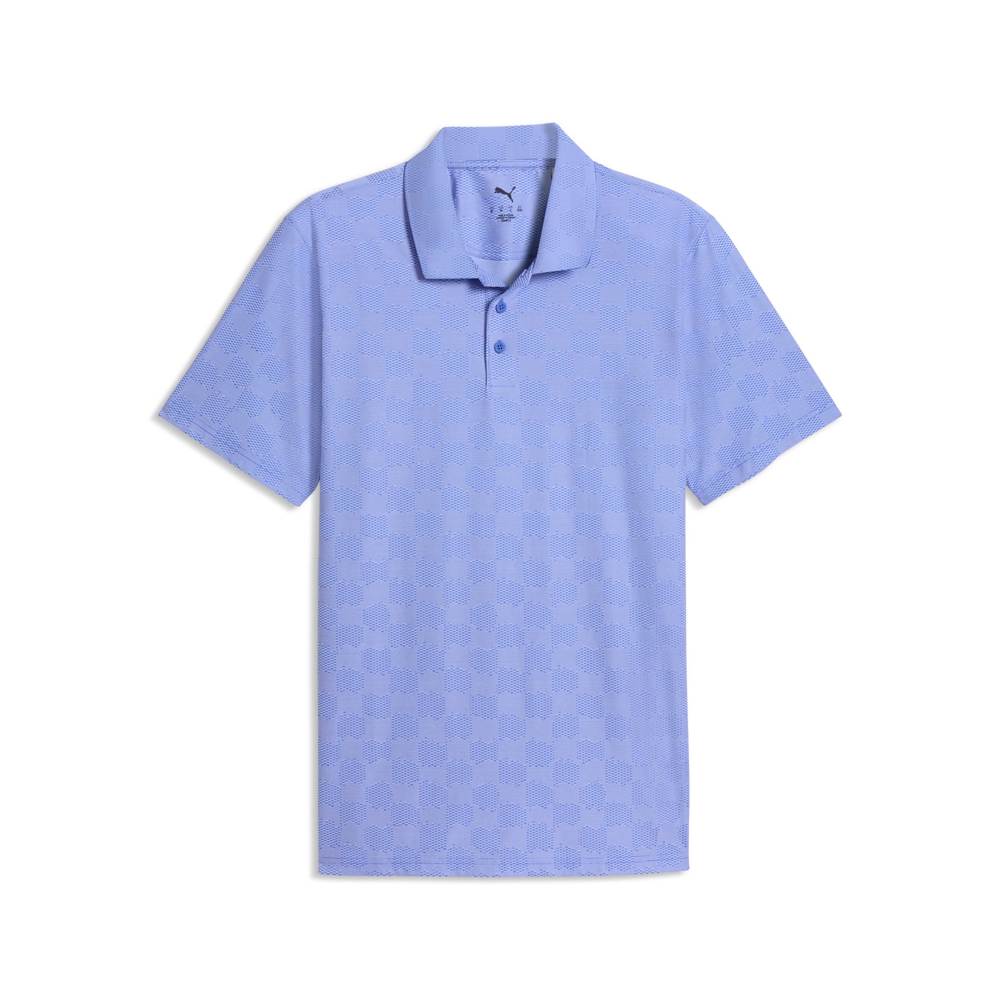 Puma Men's MATTR Check Jacquard BN Polo Golf Shirt