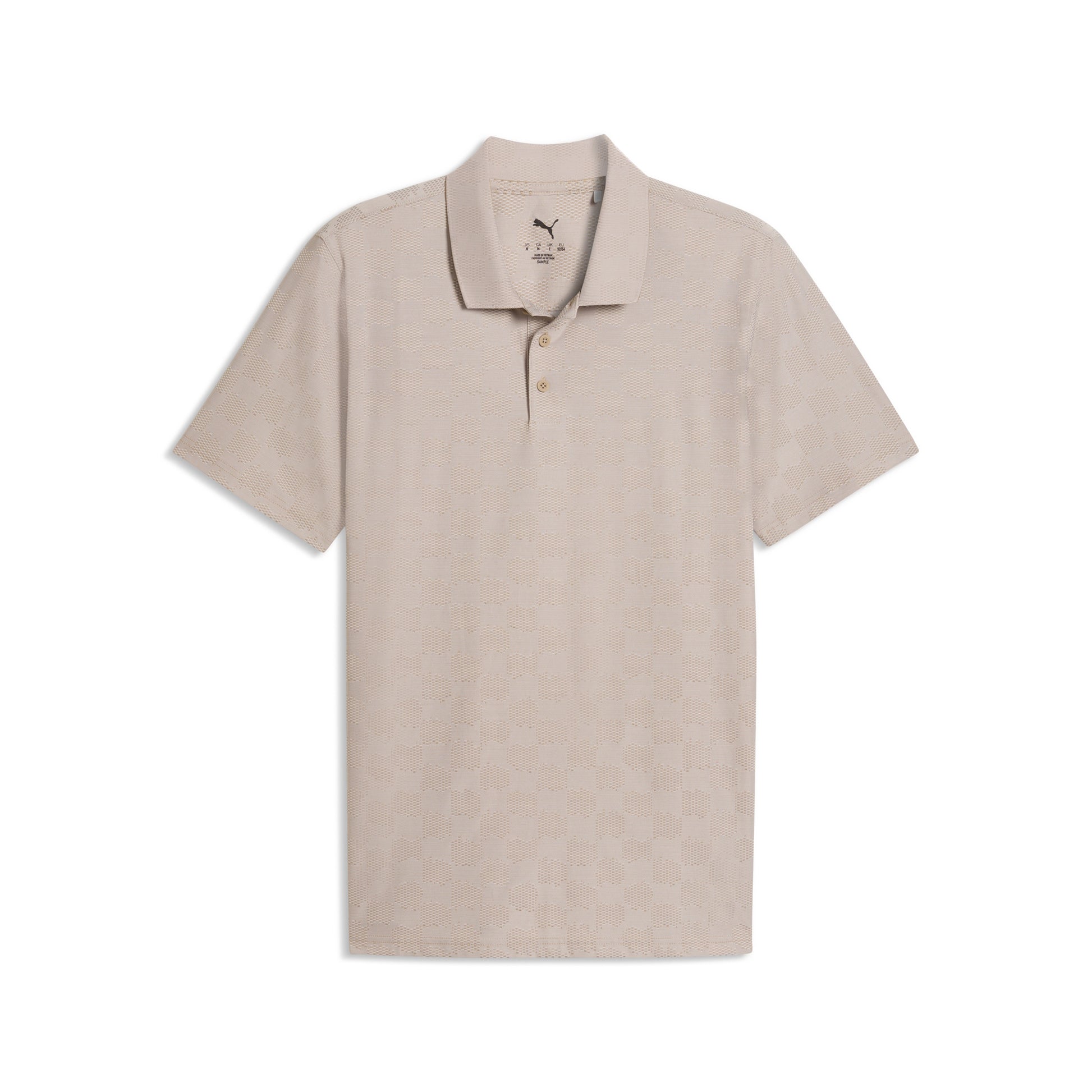 Puma Men's MATTR Check Jacquard BN Polo Golf Shirt