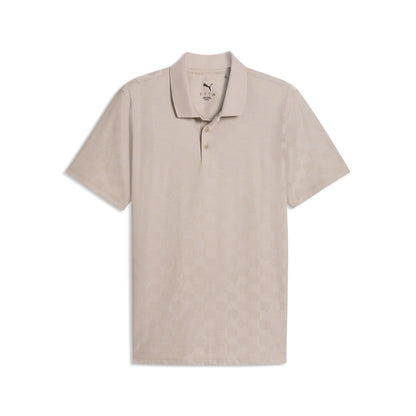 Puma Men's MATTR Check Jacquard BN Polo Golf Shirt