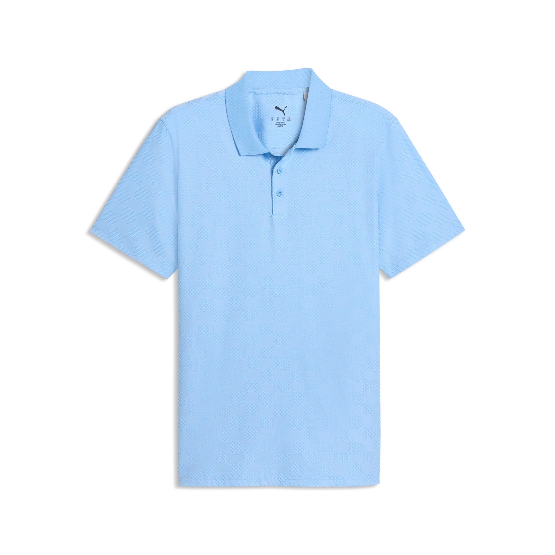 Puma Men's MATTR Check Jacquard BN Polo Golf Shirt