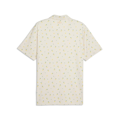 Puma Men's AP Cloudspun Lemon Polo Golf Shirt