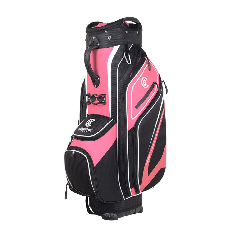 cleveland golf bag rain hood Cleveland Golf Lightweight Cart Bag Red / Charcoal