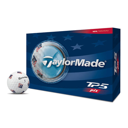 TaylorMade 2026 TP5 pix USA Golf Balls (2 Dozen)