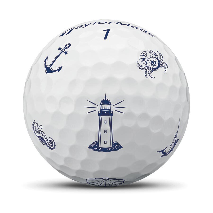 TaylorMade TP5 Pix Hot Shot Sailors Point Limited Edition Golf Balls (1 Dozen)