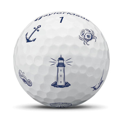 TaylorMade TP5 Pix Hot Shot Sailors Point Limited Edition Golf Balls (1 Dozen)