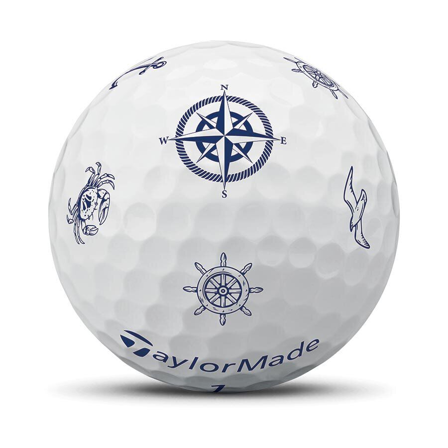 TaylorMade TP5 Pix Hot Shot Sailors Point Limited Edition Golf Balls (1 Dozen)