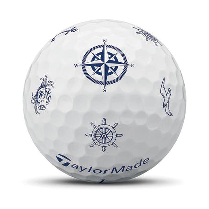 TaylorMade TP5 Pix Hot Shot Sailors Point Limited Edition Golf Balls (1 Dozen)
