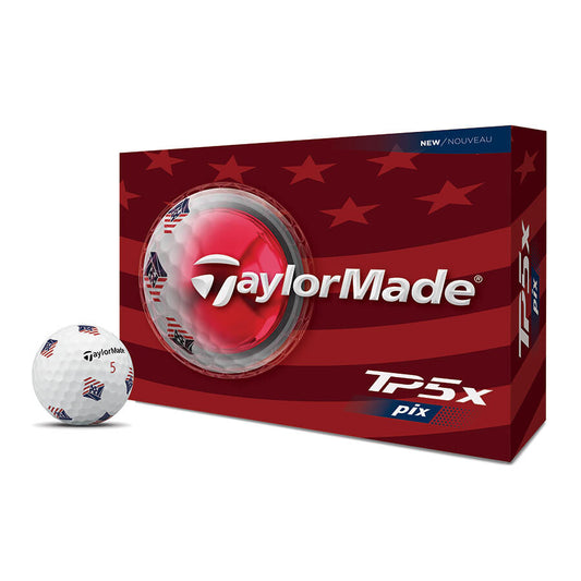 TaylorMade 2026 TP5x USA Golf Balls (1 Dozen)