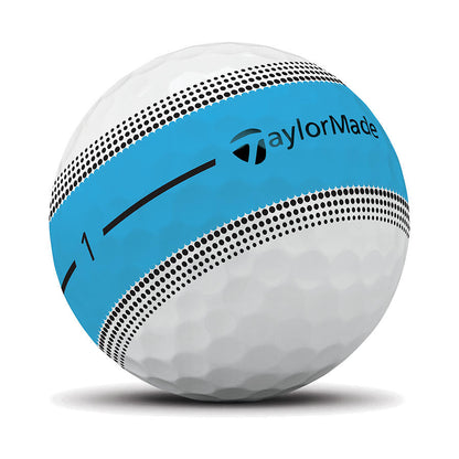 TaylorMade 2026 Tour Response Neon Blue Stripe Golf Balls - 1 Dozen