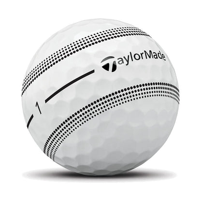 TaylorMade 2026 Tour Response Clear Stripe Golf Balls - 1 Dozen