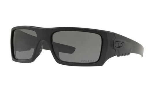 Oakley Men's Det Cord Sunglasses Matte Black Frame Grey Lens