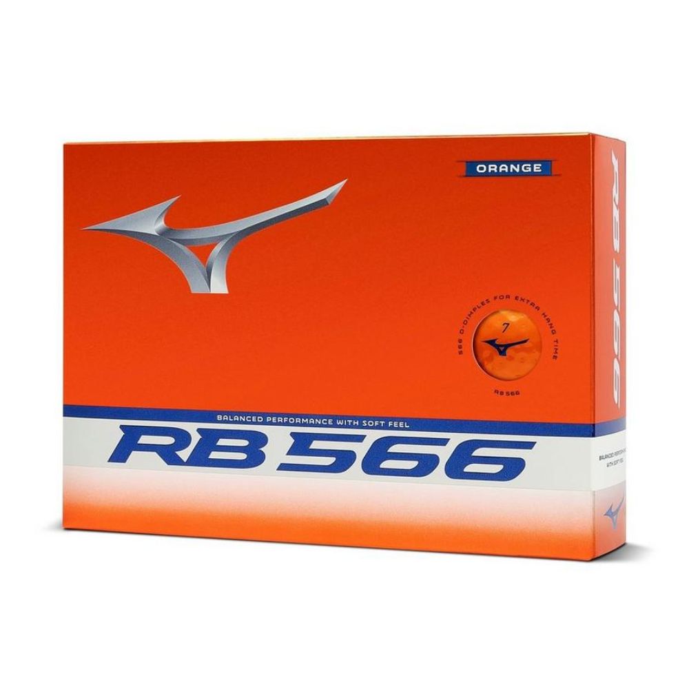 Mizuno RB 566 Golf Balls Orange 2023 (1-Dozen)