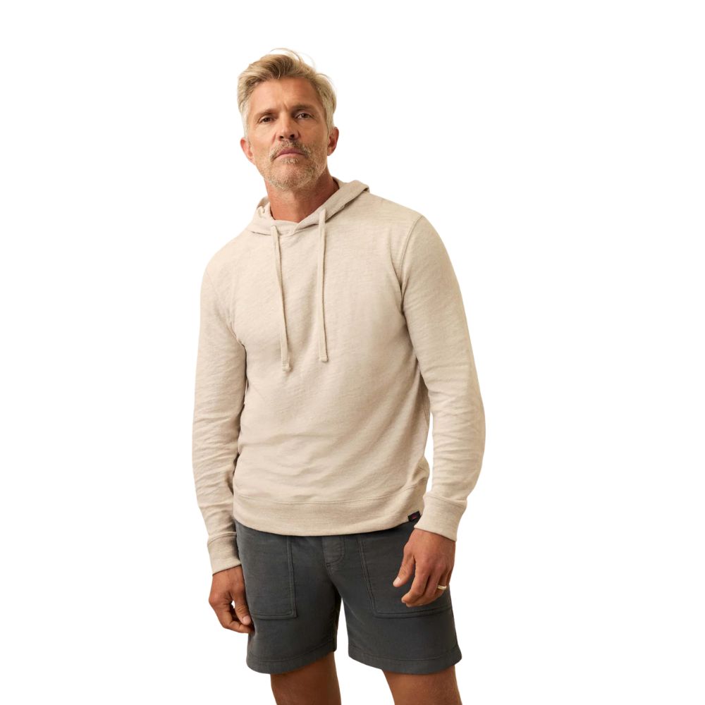 Faherty Men's Sunwashed Slub Hoodie